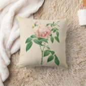 ロザインディカフラグランス植物性イラストレーション クッション (ブランケット)