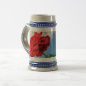 ロザドンフアンと青い空のマグカップ ビールジョッキ (正面左)