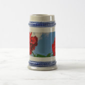 ロザドンフアンと青い空のマグカップ ビールジョッキ (中央)