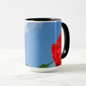 ロザドンフアンと青い空のマグカップ マグカップ (正面右)