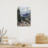 ロザノヴァ – クリミア風景1913 ポスター (キッチン)