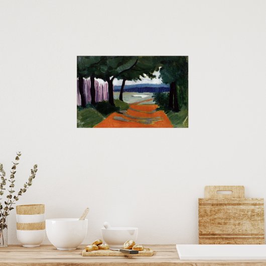 ロザノヴァ – 風景1909 ポスター (キッチン)