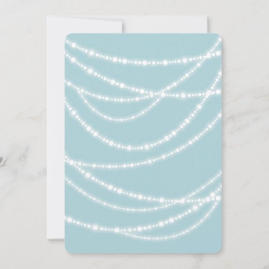 ロザリエレガントオクロスが宗教的バプテスマを輝かせる 招待状 (裏面)