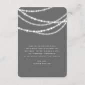 ロザリエレガントーのビーズとクロス宗教 サンキューカード (裏面)