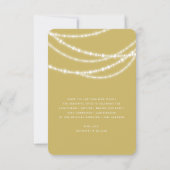 ロザリエレガントーのビーズとクロス宗教 招待状 (裏面)