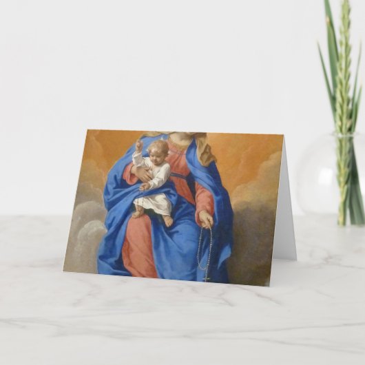 ロザリオの女性 カード (正面)