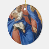ロザリオの女性 セラミックオーナメント (左)