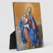 ロザリオの女性 フォトプラーク (側面)