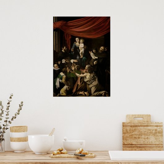 ロザリオの女性 ポスター (キッチン)