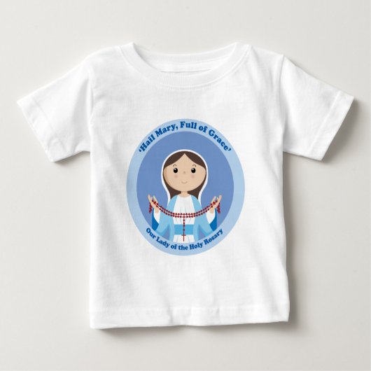 ロザリオの女神 ベビーTシャツ (正面)