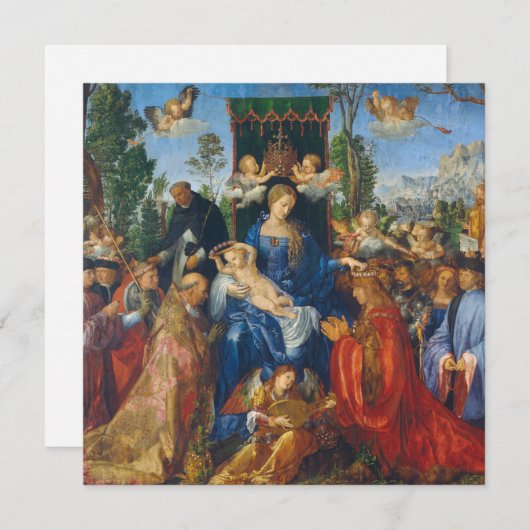 ロザリオの饗宴 – Albrecht Durer, 1506 (正面/裏面)