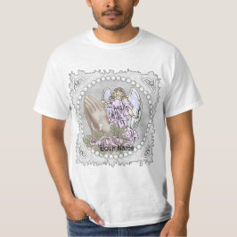ロザリオを唱える天使Tシャツ Tシャツ
