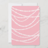 ロザリオエレガントクロススパークルズ《キリスト教》洗礼式や命名式招待状 招待状 (裏面)