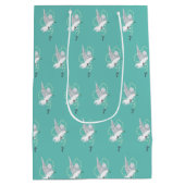 ロザリオ付き白い鳩 ミディアムペーパーバッグ (裏面)