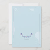 ロザリオ宗教招待状 招待状 (裏面)