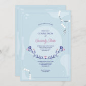 ロザリオ宗教招待状 招待状 (正面/裏面)