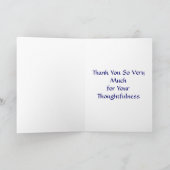 ロザリオ祈りの言葉ガーデンサンキューカード サンキューカード (内部)