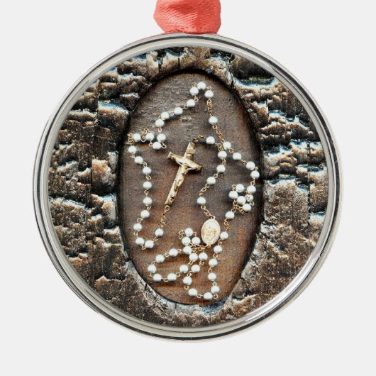 ロザリオ メタルオーナメント (正面)