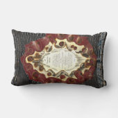 ロザリオ&祈りの言葉で癒し ランバークッション (裏面)