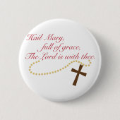 ロザリオ 缶バッジ (正面)