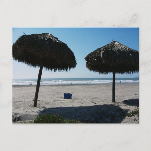 ロザリトビーチ、メキシコハガキ ポストカード (正面)