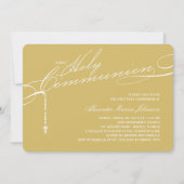 ロザリモダンオ第1回聖餐会写真宗教 招待状 (正面)