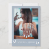 ロザリンドホースダービーダスティーブルーブライダルシャワー 招待状 (裏面)