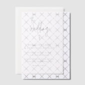 ロザリンドモダンタイポグラフィエレガントウェディング ベラム紙招待状 (オフセット (招待状))