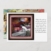 ロザリンド・フランクリンの卒業の発表 案内状 (正面/裏面)