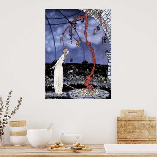 ロザリーとヴァージニア・ステレットによる美しいの木 ポスター (キッチン)