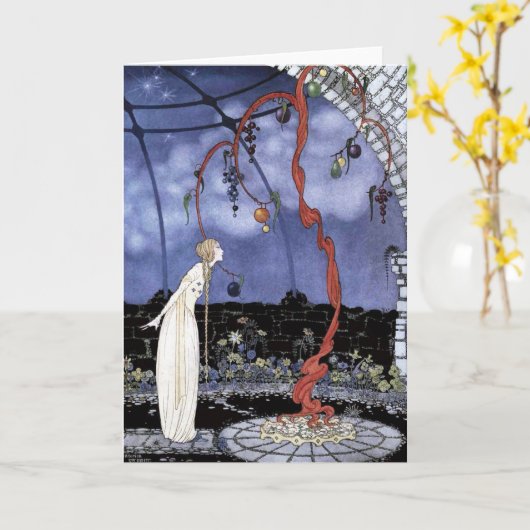 ロザリーと美しい童話カードの木 カード (黄色い花)