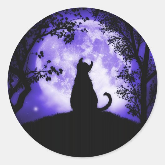 ロザリーのムーンスティッカー ラウンドシール (正面)