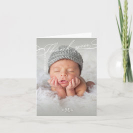 ロザリークロスモノグラム台本フォト宗教 サンキューカード