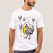 ロザンヌ ニワトリ Tシャツ (正面)