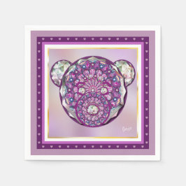 ロザースブルーまたは赤(ベビー&チャイルド) スタンダードカクテルナプキン