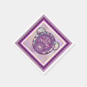 ロザースブルーまたは赤(ベビー&チャイルド) スタンダードカクテルナプキン (角)