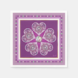 ロザースブルーまたは赤(ベビー&チャイルド) スタンダードカクテルナプキン