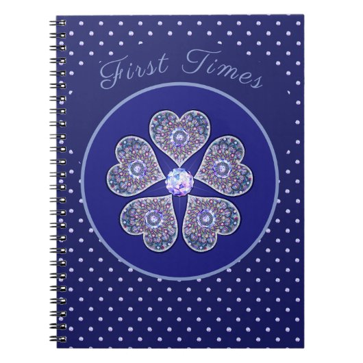 ロザースブルーまたは赤(ベビー&チャイルド) ノートブック (正面)