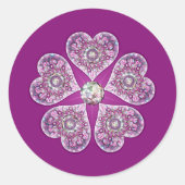 ロザースブルーまたは赤(ベビー&チャイルド) ラウンドシール (正面)