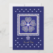 ロザースブルーまたは赤(ベビー&チャイルド) 招待状 (正面)