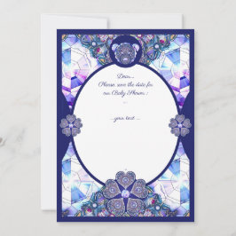 ロザースブルーまたは赤(ベビー&チャイルド) 招待状