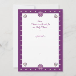 ロザースブルーまたは赤(ベビー&チャイルド) 招待状