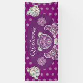 ロザースブルーまたは赤(ベビー&チャイルド) 横断幕 (縦)