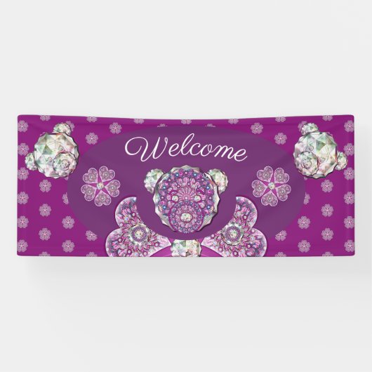 ロザースブルーまたは赤(ベビー&チャイルド) 横断幕 (横)