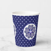 ロザースブルーまたは赤(ベビー&チャイルド) 紙コップ (裏面)