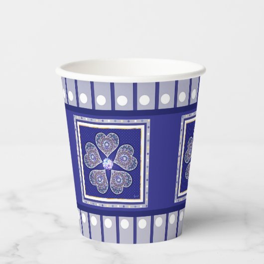 ロザースブルーまたは赤(ベビー&チャイルド) 紙コップ (正面)