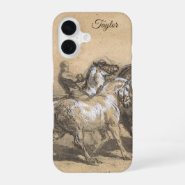 ロザ・ボヌールの馬市 - パーソナライズド iPhone 16ケース