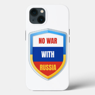 ロシアとの戦争なし – ウクライナロシアの iPhone 13ケース