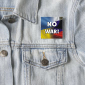 ロシアとウクライナ間の戦争は禁じられる。 ボタン 缶バッジ (インサイチュ)