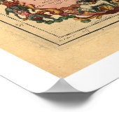 ロシアとシベリアの地図1706 ポスター (角)